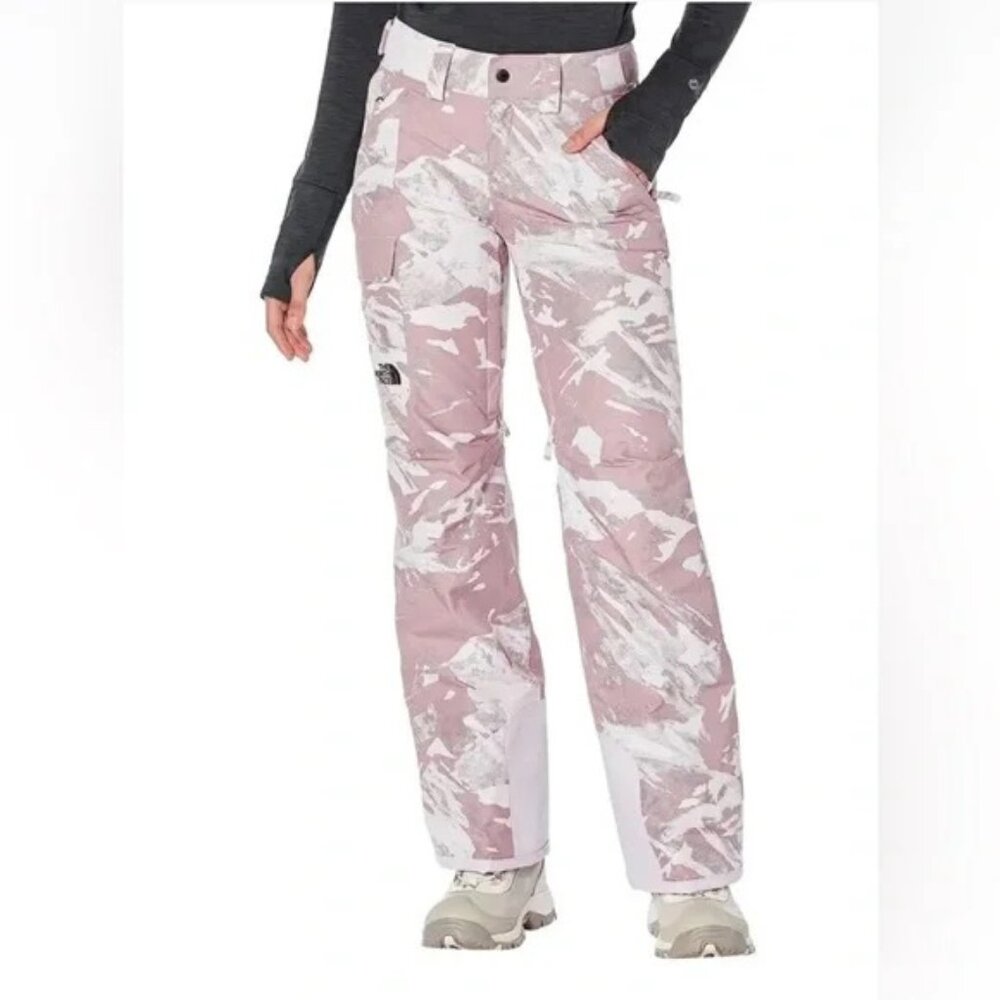 NEW The North Face Ladies Freedom Insulated Snow Ski Pants 2X or XS Lavender Fog